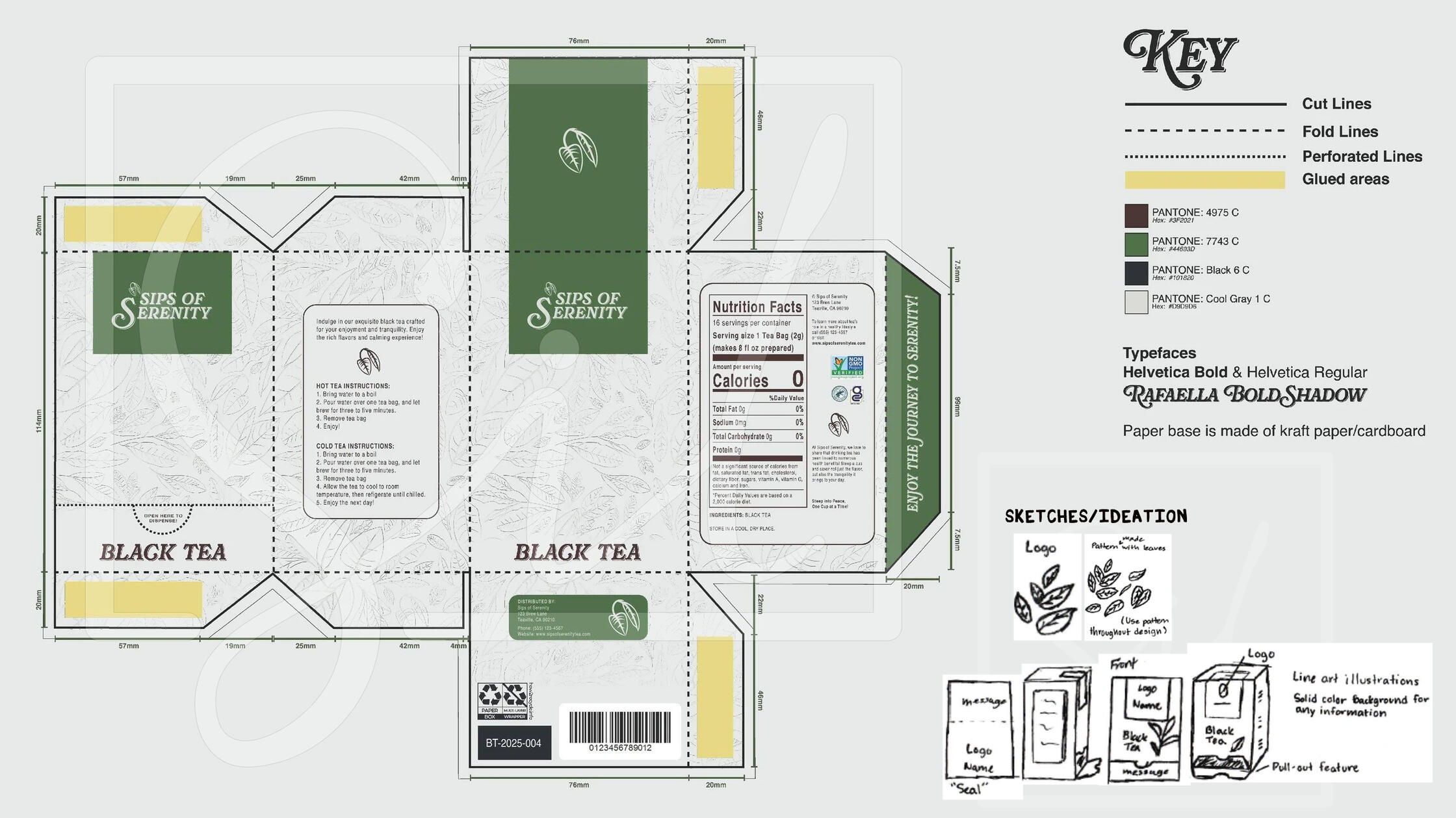 “Packaging Design” BTS | Illustrator & Photoshop +Pen & Paper | 2025