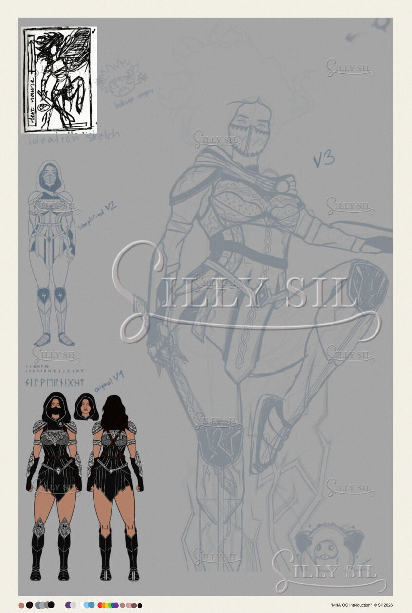 “MHA OC Introduction” Sketch BTS | Photoshop & Clip Studio Paint | 2026