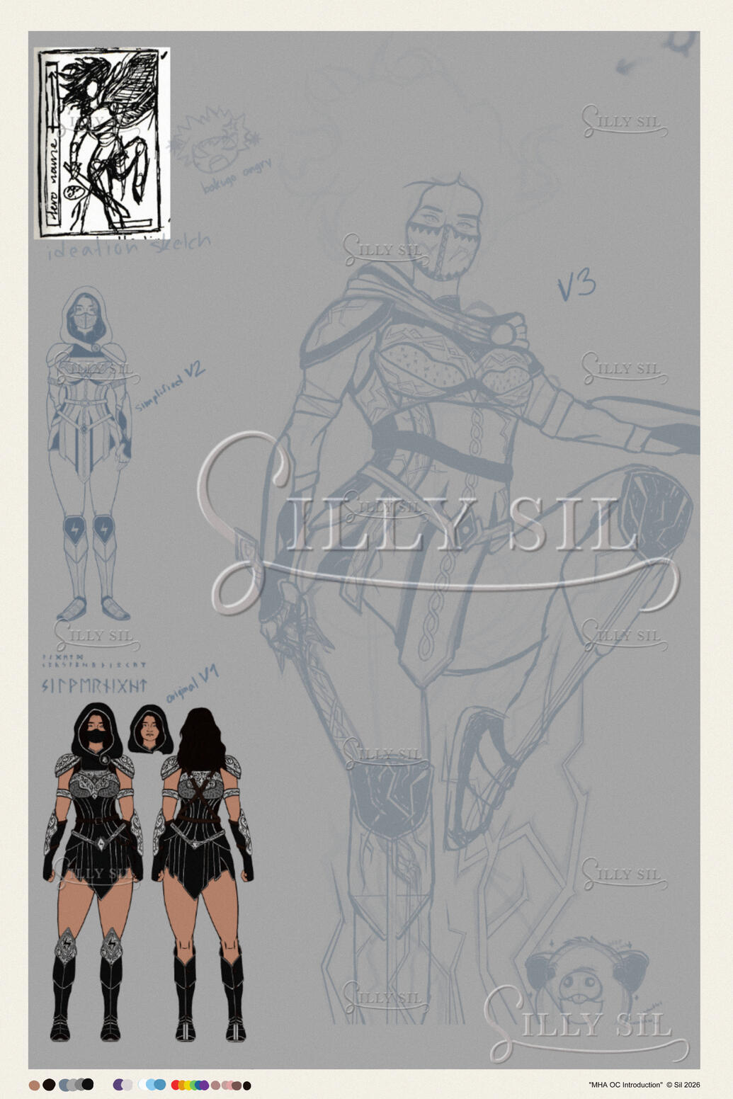“MHA OC” Sketch — Photoshop | 2026